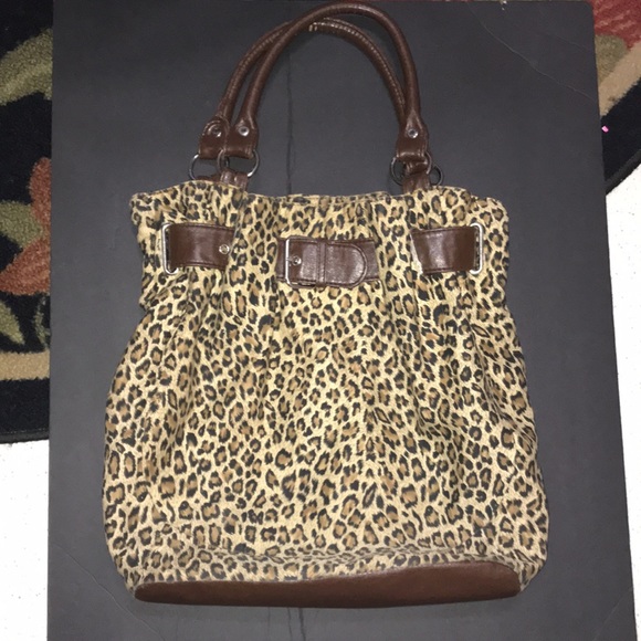 Leopard Print Satchel Bag - Picture 7 of 14